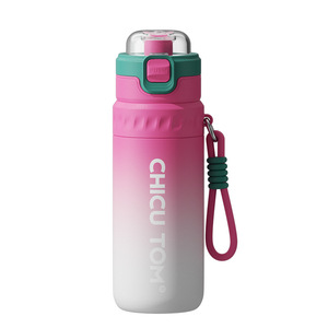 Stainless Steel <b>Spray</b> <b>Water</b> <b>Bottle</b> Large Capacity Sports <b>Bottle</b> Unisex Student <b>Spray</b> Cup with Cup Brush Straw Brush DIY Stickers - Product Image 6