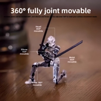 Jouet robot 3D articulé en plastique à 13 points, mannequin, jouet anti-stress et de décompression pour enfants autistes et TDAH