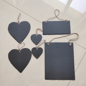 <span class=keywords><strong>Ardoise</strong></span> noire naturelle de style moderne pour accrocher des notes, fabriquée en Chine - Product Image 2