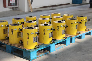 أسطوانة هيدروليكية مزدوجة المرحلة بقوة 200 طن من KIET ذات مكبس مجوف عالية الجودة - Product Image 5