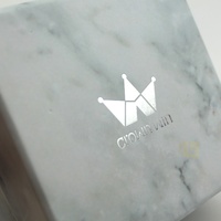 Crown Win - Matériaux recyclés - Écologique - Biodégradable - Boîte rigide en forme de livre - Rangement pour bijoux, cosmétiques, soins de la peau - Sérum pour la peau