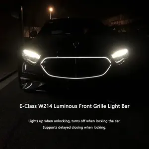Pour 2024-2025 <span class=keywords><strong>Mercedes</strong></span> Benz classe E E200 nouvelle calandre lumineuse de pare-chocs avant LED ABS W214 LED lumière de calandre lumineuse - Product Image 2