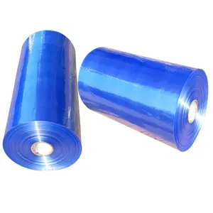 Shrinkable Wrap Film Shrink Sleeve Film Transparent Plastic Packaging PVC Heat Shrink Film For Package