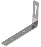 Support solaire en acier inoxydable facile à installer en gros, montage PV réglable pour crochet de toit en ardoise plate incluse