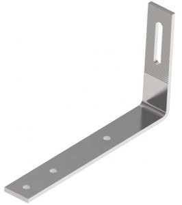 Soporte solar de acero inoxidable de fácil instalación al por mayor montaje fotovoltaico ajustable para gancho de tejado de teja plana de pizarra Lisa incluido - Product Image 3