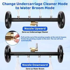 Color <span class=keywords><strong>de</strong></span> alta presión Rueda doble Enfriar debajo del chasis <span class=keywords><strong>de</strong></span> limpieza del automóvil Lavadora Tren <span class=keywords><strong>de</strong></span> aterrizaje <span class=keywords><strong>Lavado</strong></span> <span class=keywords><strong>de</strong></span> polvo - Product Image 5