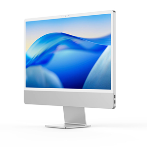 PC Todo en Uno de 23.8" FHD IPS LCD SSD con Procesador Intel N150 de Cuatro Núcleos y 6W TDP de Bajo Consumo para Estudio en Casa y Escritorio para Estudiantes - Product Image 1