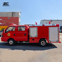 Truk Pemadam Kebakaran Dongfeng Tuyi 4*4 Off-road yang Dapat Disesuaikan dengan Tangki Air dan Pompa Mini untuk Patroli dan Pemadam Kebakaran di Lapangan