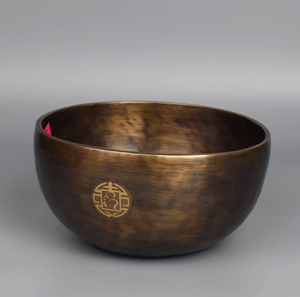 Bol chantant pleine lune-Série de guérison-Bol de <span class=keywords><strong>chant</strong></span> fait main à énergie tibétaine Bol de musique bouddhiste Style classique - Product Image 1