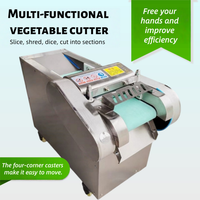 Machine à découper les légumes électrique professionnelle pour les usines de transformation des légumes, multifonctionnelle pour la découpe des pommes de terre et des oignons