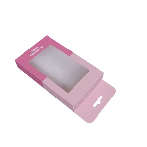 Boîte d'emballage de coque de téléphone en papier d'art de logo personnalisé d'usine boîtes de fenêtre transparentes emballage pour coques de téléphone avec trou de suspension - Product Image 2