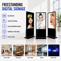 Écran LCD publicitaire numérique autonome de 55 pouces, affichage numérique, OEM ODM, kiosque commercial pour les chaînes de magasins et les projets d'affichage
