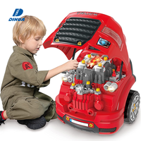 Ensemble de réparation mécanique pour enfants, grand camion, moteur jouet, démontage, véhicule à moteur, jeu de simulation, station de service automobile, atelier de montage, jouet