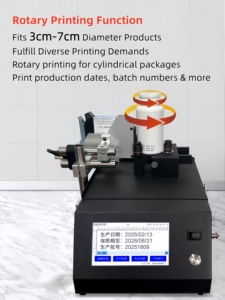 Stampante a getto d'inchiostro touch screen statica intelligente 4POLETECH per la codifica di data di scadenza, batch, <span class=keywords><strong>QR</strong></span>/codice a barre e logo - Product Image 3