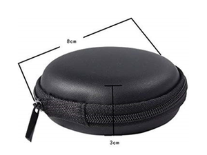 Hộp Đựng Tai Nghe Có Dây Chống Nước Hình Tròn Có Khóa Kéo Cứng Sản Phẩm Chống Sốc Bán Sỉ Túi Eva Có Khóa Kéo Trung Quốc - Product Image 3