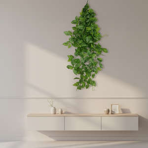 Plantes suspendues artificielles en gros, <span class=keywords><strong>lierre</strong></span>, feuilles de <span class=keywords><strong>lierre</strong></span>, simulation de <span class=keywords><strong>lierre</strong></span> grimpant mural, plante artificielle en plastique, décoration - Product Image 1