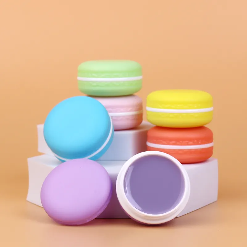 Bulk Logotipo Personalizado Nutritivo Morango Opcional Fruta Sabor Batom Mel Profundo Orgânico Hidratante Vegan Macaron Forma Lip Balm