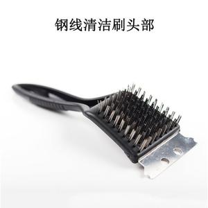 Cepillo de alambre de acero inoxidable para limpieza de barbacoas, herramienta duradera para limpiar parrillas al aire libre Zp046 - Product Image 3