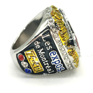 Anneaux personnalisés avec logo et nom pour jeunes baseballistes, anneau de championnat des Expos de <span class=keywords><strong>Montréal</strong></span> 1994 - Product Image 3