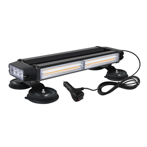 Nouvelle barre lumineuse stroboscopique COB HJ 12V 24V, lampe de toit ambre, clignotement sur 4 côtés, lumière d'avertissement d'urgence, base magnétique, étanche IP65 - Product Image 3
