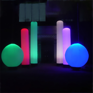 Bán buôn <span class=keywords><strong>LED</strong></span> <span class=keywords><strong>inflatable</strong></span> cột, color changing ánh sáng bơm hơi trụ cột cho bán C3014 - Product Image 5