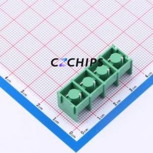 MX8500-8.5-04P-GN01-Cu-S-A Barrier Terminal Block Through hole Component THT,P=8.5mm Connector Two Sides 8.5mm 1x4P Straight Pin - Product Image 2
