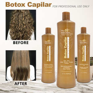 Joynna Cuidado Profesional del Cabello Queratina Brasileña No.1 2 3 Suave Nutritiva Fortalecer Nanoplastia Cuidado del Cabello - Product Image 6