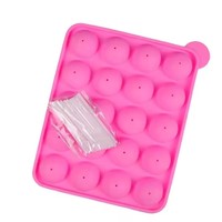 Moule à sucette en silicone réutilisable en forme de boule de qualité alimentaire, moule à chocolat épais sphérique pour décorations de gâteaux aux bonbons