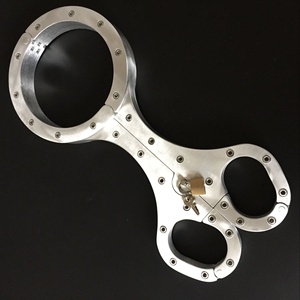 Produk Seks Dewasa Black Emperor, Pengikat Leher Tangan Kaki dari Paduan Aluminium, Model Flail Lock, HT-RZJ-01, Cina - Product Image 1
