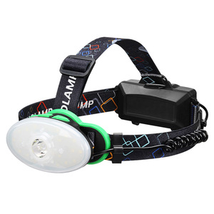 Lampe frontale LED multifonctionnelle à haute luminosité, batterie rechargeable de 2000 MAh, rotative, pour le camping, la pêche, l'utilisation en plein air - Product Image 1
