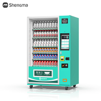 Máquina Expendedora Automática de Bebidas Frías, Cerveza Embotellada y Snacks, con Placa Controladora Personalizada, Máquinas Expendedoras en Venta en Europa