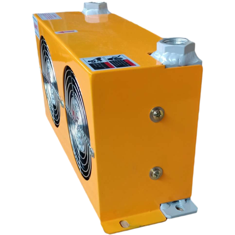 source 批发ah0608tl 60l油冷却器铝芯热交换器带风扇的液压油散热器