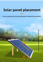 Système solaire domestique complet avec générateur PV intégré, station d'alimentation de secours extérieure, alimentation de secours pour le camping, personnalisable