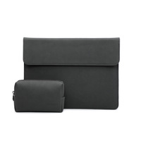 Sac pour ordinateur portable avec coutures croisées, pour Samsung Apple Laptop Air 13, housse de protection 14 pouces, doublure intérieure en PU.