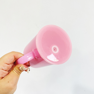 Vinyl UV DTF Wraps blank sublimation 17oz macaron <strong>handle</strong> mug For Heat Thermal Coating Transfer <strong>beer</strong> <strong>can</strong> with colored pp lid - Product Image 4