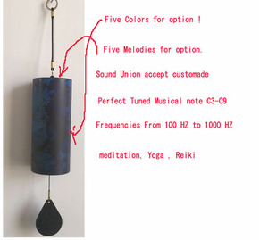 Chimes Top Seller Hokema Shanti Carillon OM Yoga Meditation Sound Healing Musical Wind Chimes Handbels For Meditation Yoga