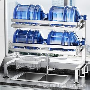 ชั้นวางของอเนกประสงค์เหนืออ่างล้างจาน Najie สำหรับเก็บจานชาม ชั้นวางจานแบบวางบนเคาน์เตอร์ ความลึก 12 นิ้ว - Product Image 5