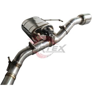 Sistema de Escape Catback con Válvulas de Acero Inoxidable Vortex para Jaguar F-Pace 2.0T con Silenciadores Laterales Dobles y Sistema de Puntas con Flaps Eléctricos - Product Image 5