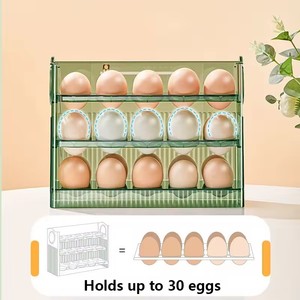 <b>Egg</b> <b>Storage</b> Box Side Door of Refrigerator <b>Storage</b> Organizer Kitchen Reversible Special <b>Egg</b> <b>Storage</b> Tray Kitchen Accessories - Product Image 4