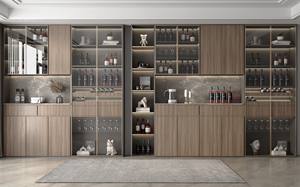 Free-of-charge Design High Quality Living Room Sideboard <b>Cabinet</b> (<b>Wine</b> Storage) Paint-Free Craftsmanship Factory Direct Sales - Product Image 2