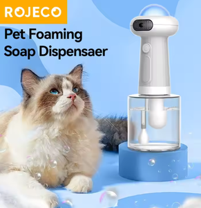 Distributeur de <span class=keywords><strong>shampoing</strong></span> électrique pour animaux de compagnie OEM IPX7, distributeur automatique de savon pour chien, mousseur à savon, brosse de toilettage pour chien, <span class=keywords><strong>shampoing</strong></span> pour chat - Product Image 3