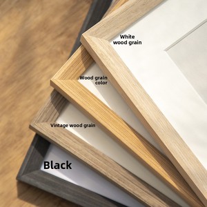 Cadre photo en bois massif fait main pour toutes les tailles A4/A3, design <span class=keywords><strong>puzzle</strong></span> 4K de 24 pouces, décoration murale pour la maison - Product Image 4