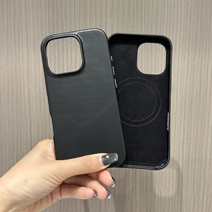 Yubo da bán buôn Cá nhân hoá sáp dầu da trường hợp điện thoại sang trọng bò da trường hợp đối với iPhone 14 15 16 Pro Max - Product Image 1