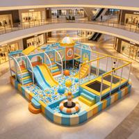 Aire de jeux intérieure commerciale personnalisée pour enfants, équipement de jeux doux pour parc d'attractions