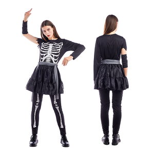 Disfraces de Halloween para mujer, venta al por mayor, vestido de enagua con esqueleto para mujer, disfraz de Cosplay Sexy <span class=keywords><strong>Midi</strong></span> - Product Image 5