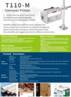 Imprimante jet d'encre GS1 DataMatrix T110-M, système Linux, machine de codage de données variables, résolution élevée 600 DPI, codeur TIJ
