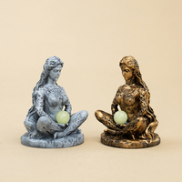 Statue de la déesse Gaia, mère de la Terre, en résine moderne, sculpture artisanale pour la maison et le jardin, décoration pour Thanksgiving et Noël, vente chaude