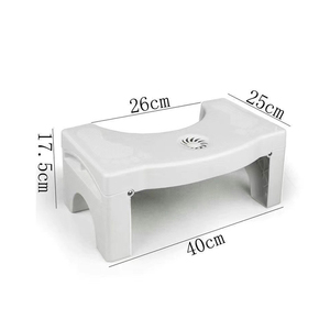 Minimalist Foldable Adjustable Storage Toilet Step <strong>Stool</strong> Collapsible Design Plastic Material Nonslip Surface <strong>for</strong> <strong>Bathroom</strong> Use - Product Image 6