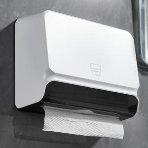 Portarrollos de papel higiénico cuadrado para montar en la pared, dispensador de papel higiénico impermeable para baño - Product Image 5