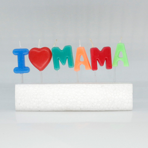 Vendita calda decorazione per la casa set di <span class=keywords><strong>buon</strong></span> <span class=keywords><strong>compleanno</strong></span> <span class=keywords><strong>torta</strong></span> candele lettera Stick fatto di paraffina - Product Image 5